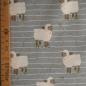 Preview: Baumwolljersey Schaf grau ecru – FVJ